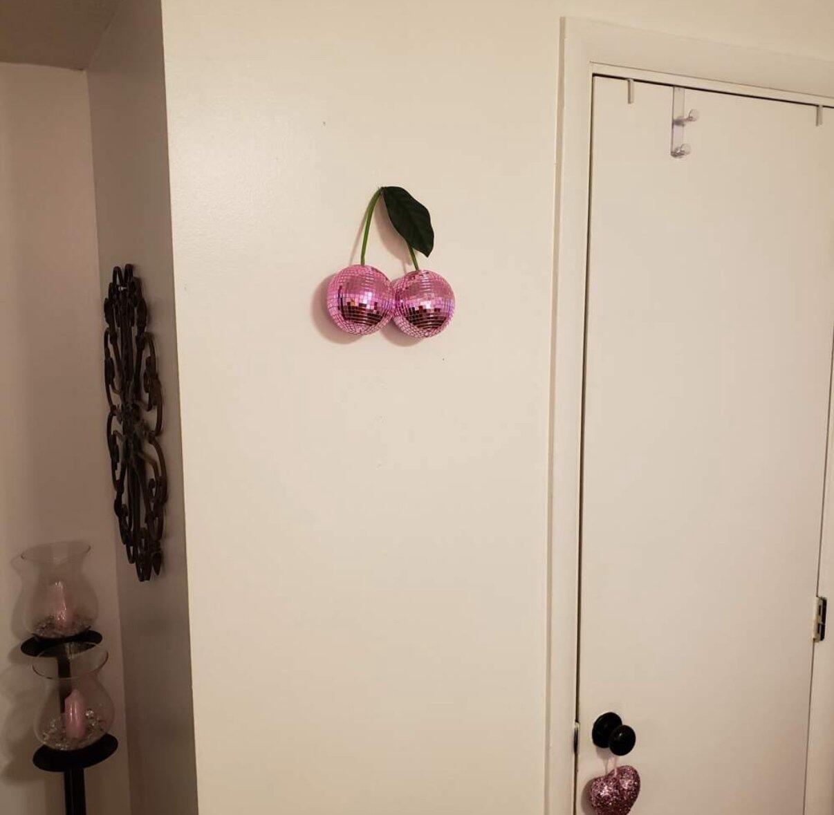 Pink Cherry Disco Ball, customer photo