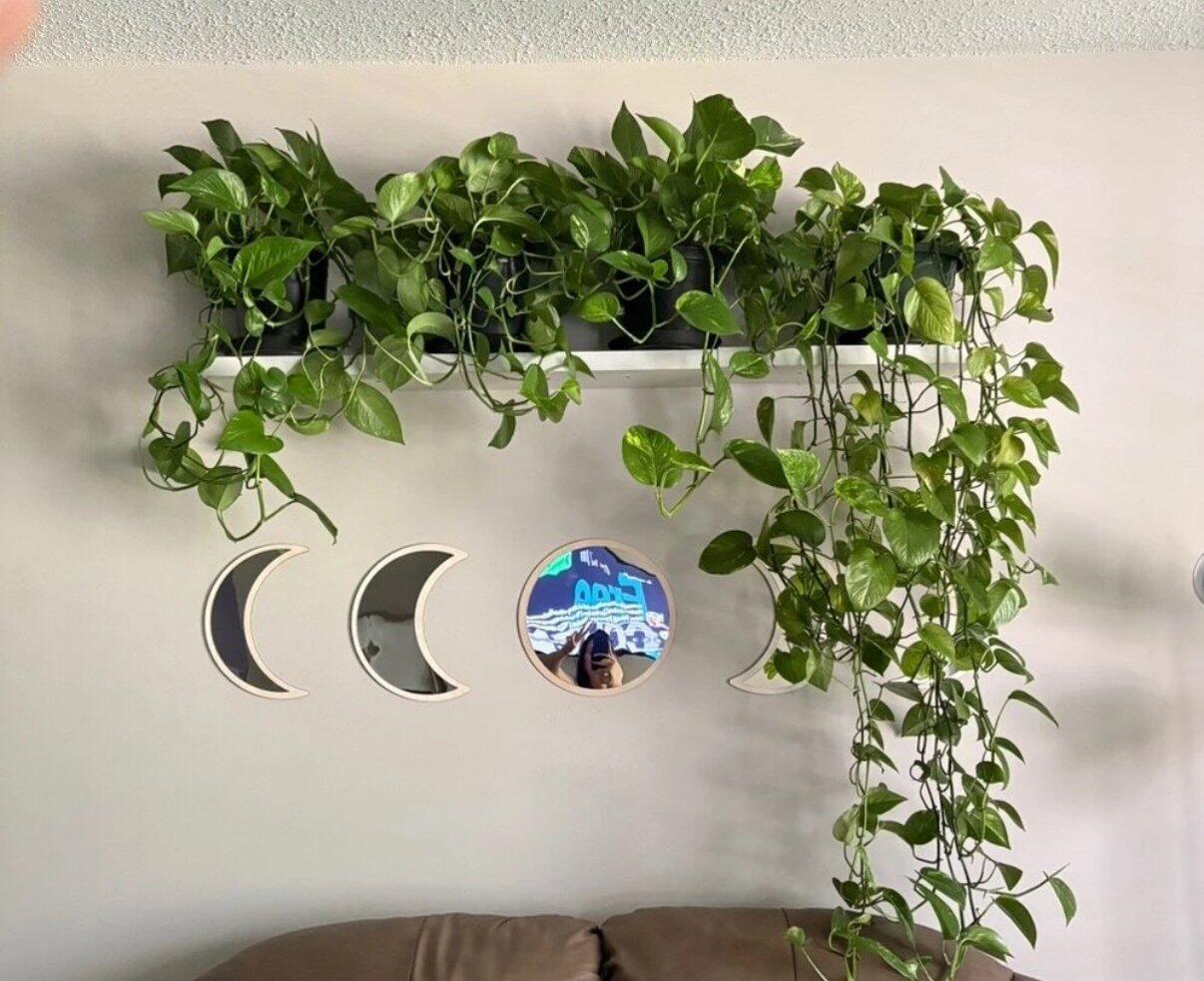 Witchcore Moon Phase Mirror Set, customer photo