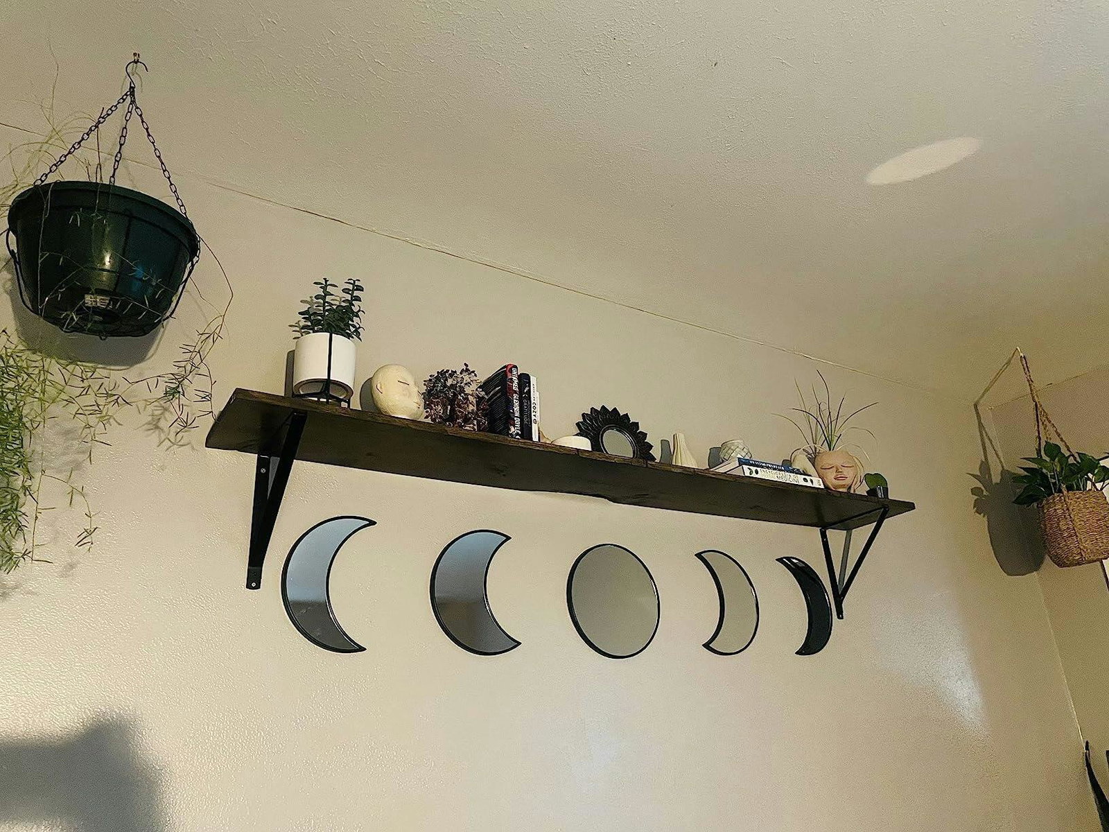 Witchcore Moon Phase Mirror Set, customer photo