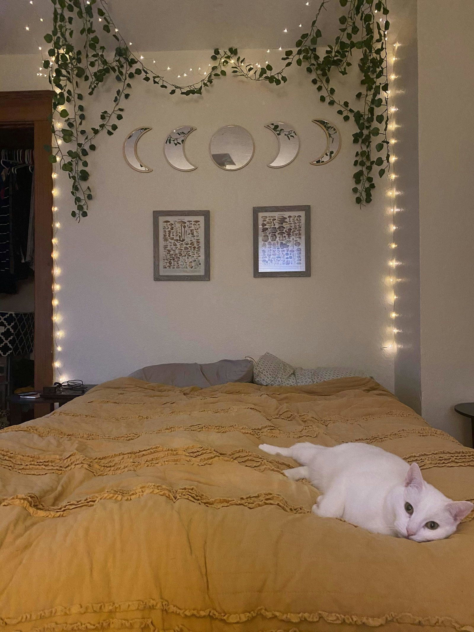 Witchcore Moon Phase Mirror Set, customer photo