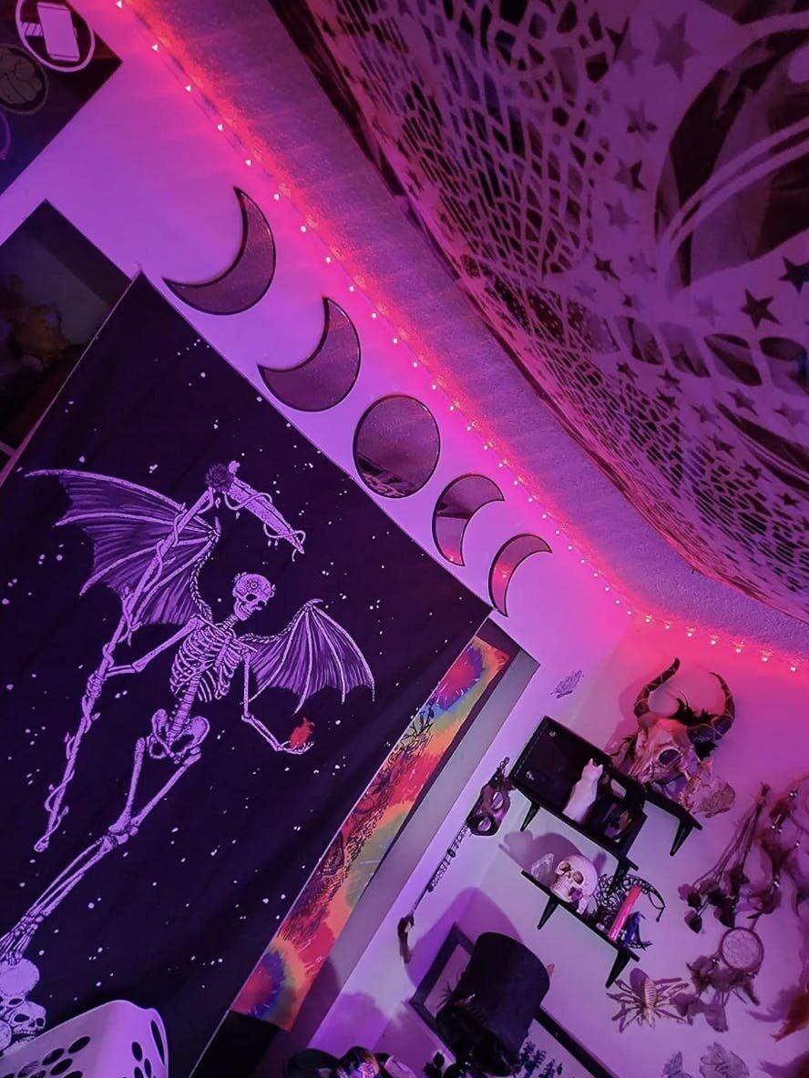 Witchcore Moon Phase Mirror Set, customer photo