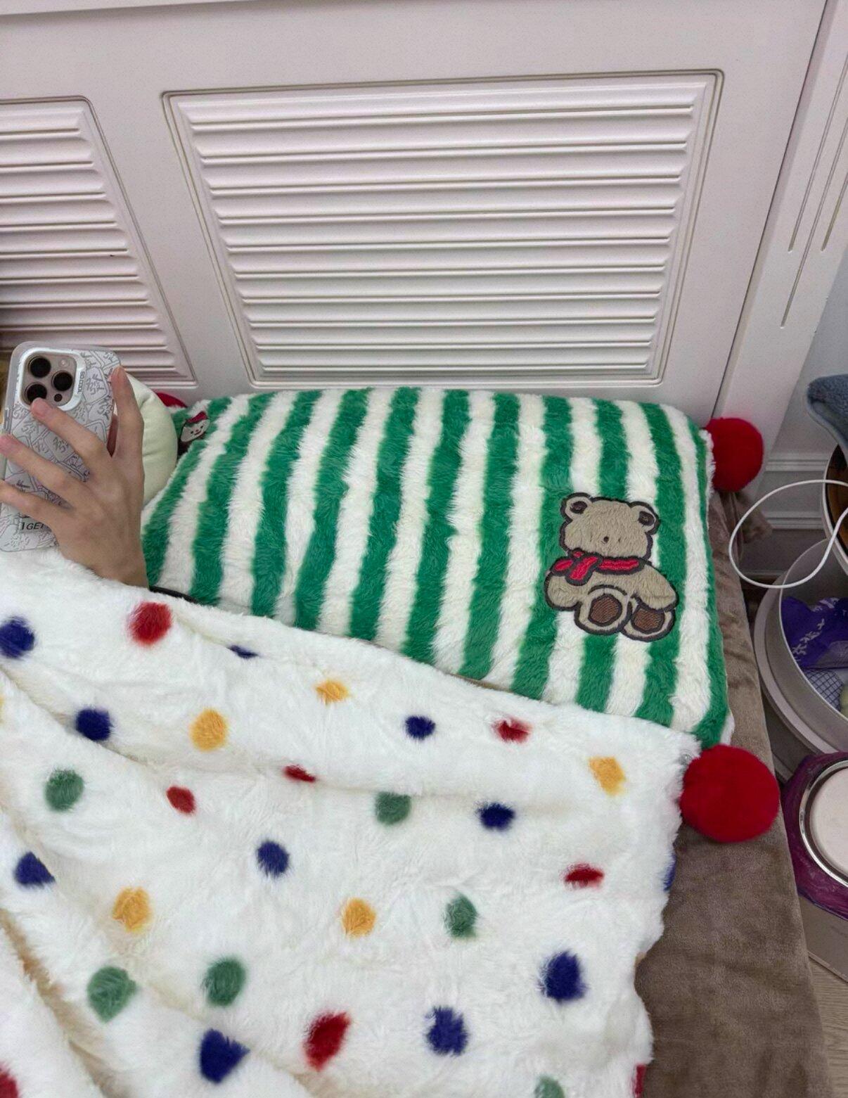 Teddy Bear Duvet Cover Set, customer photo