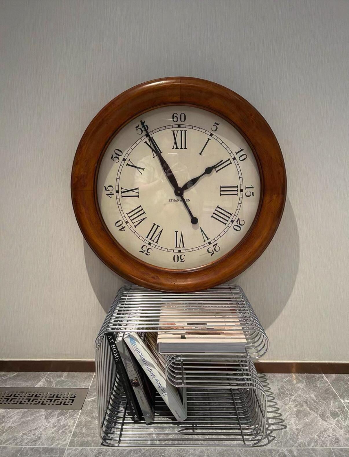 Modern Minimalist Metal Side Table, customer photo