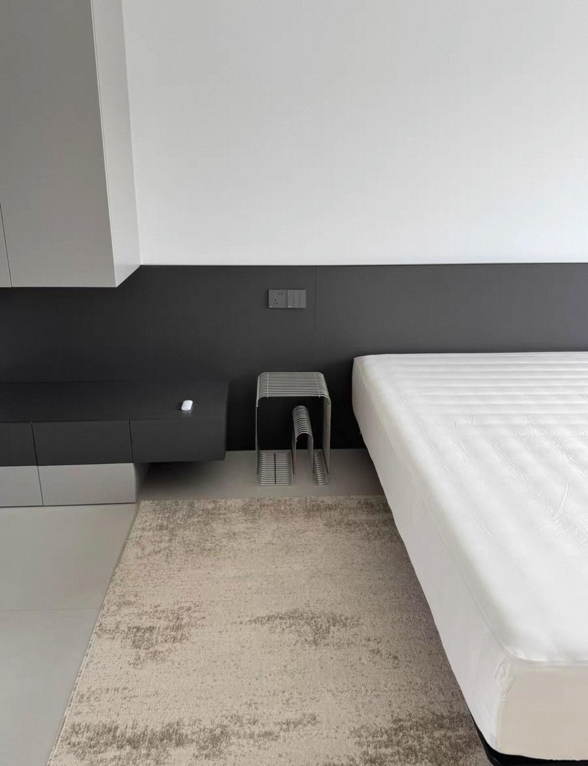 Modern Minimalist Metal Side Table, customer photo