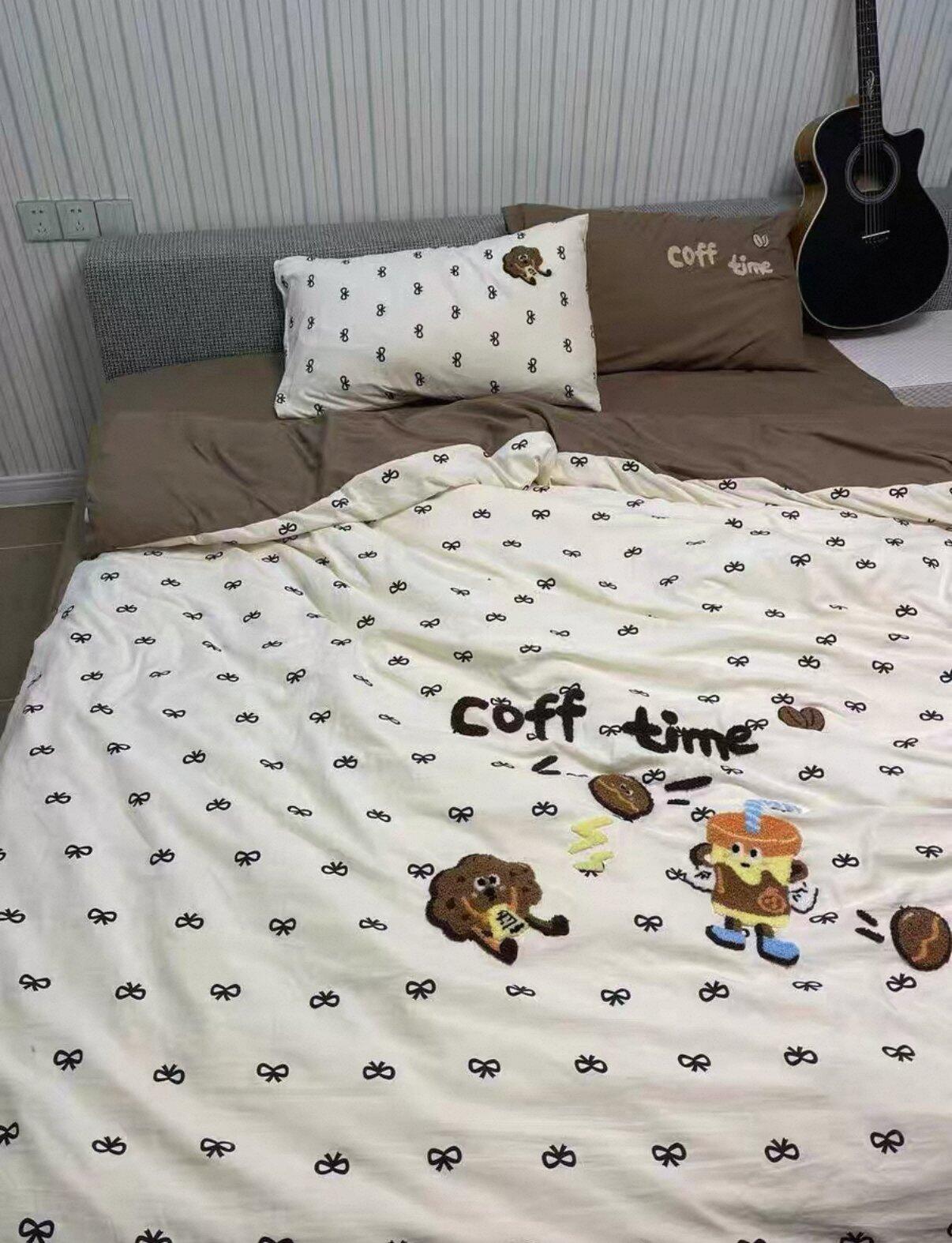 Cozy Coffee Bedding Set, customer photo