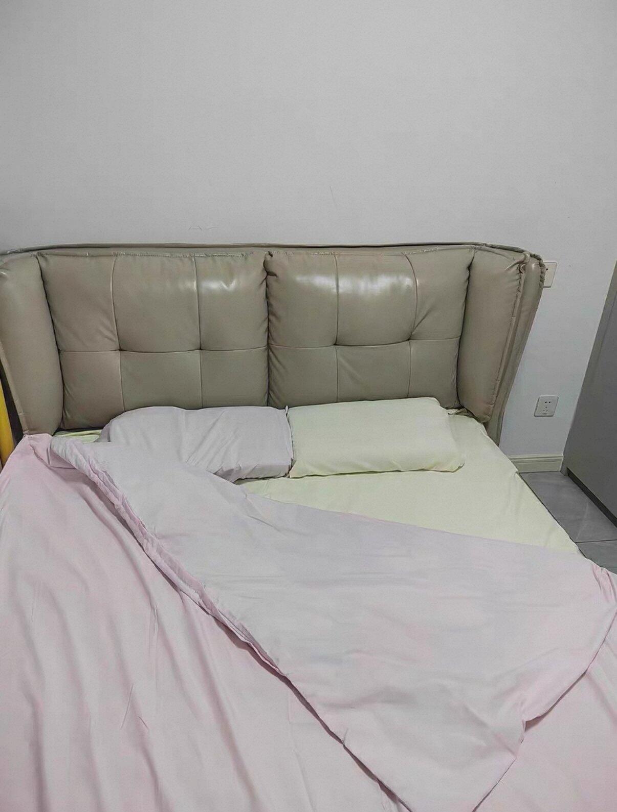 Blush Pink Duvet Cover Set, customer photo