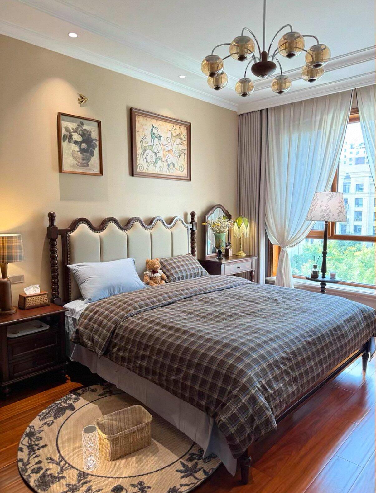Preppy Plaid Brown Bedding Set, customer photo