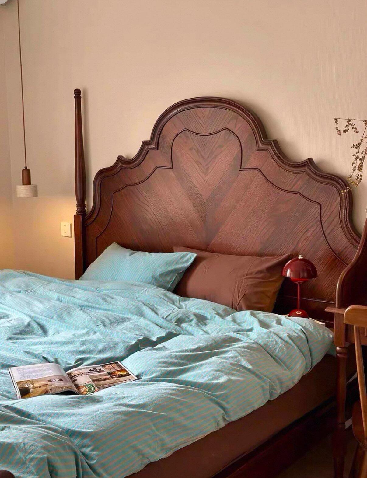 Blue Striped Duvet Cover Set, customer photo