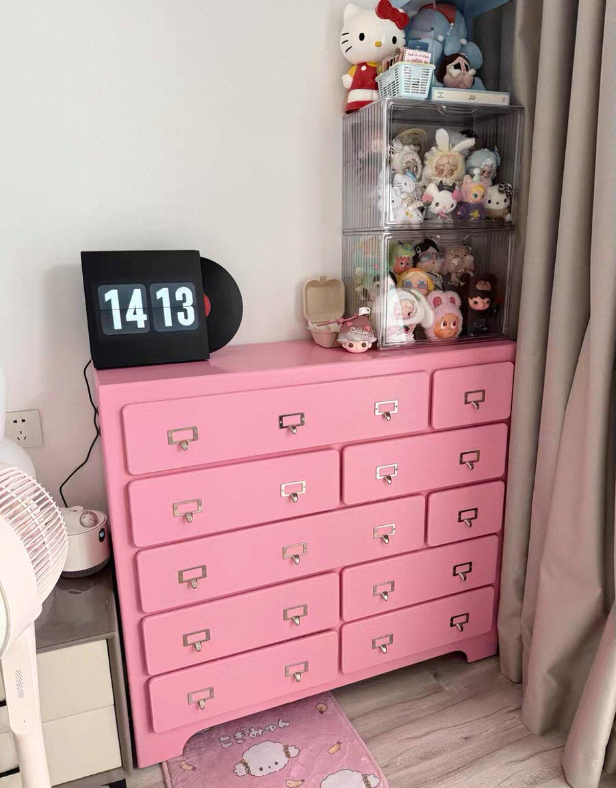 Pink 10-Drawer Dresser, customer photo