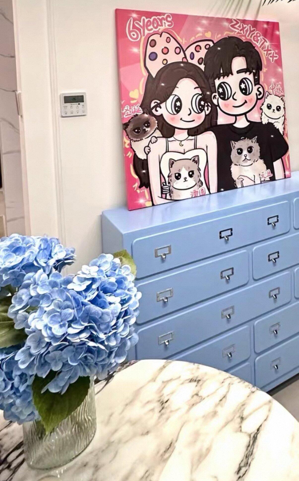 Pink 10-Drawer Dresser, customer photo