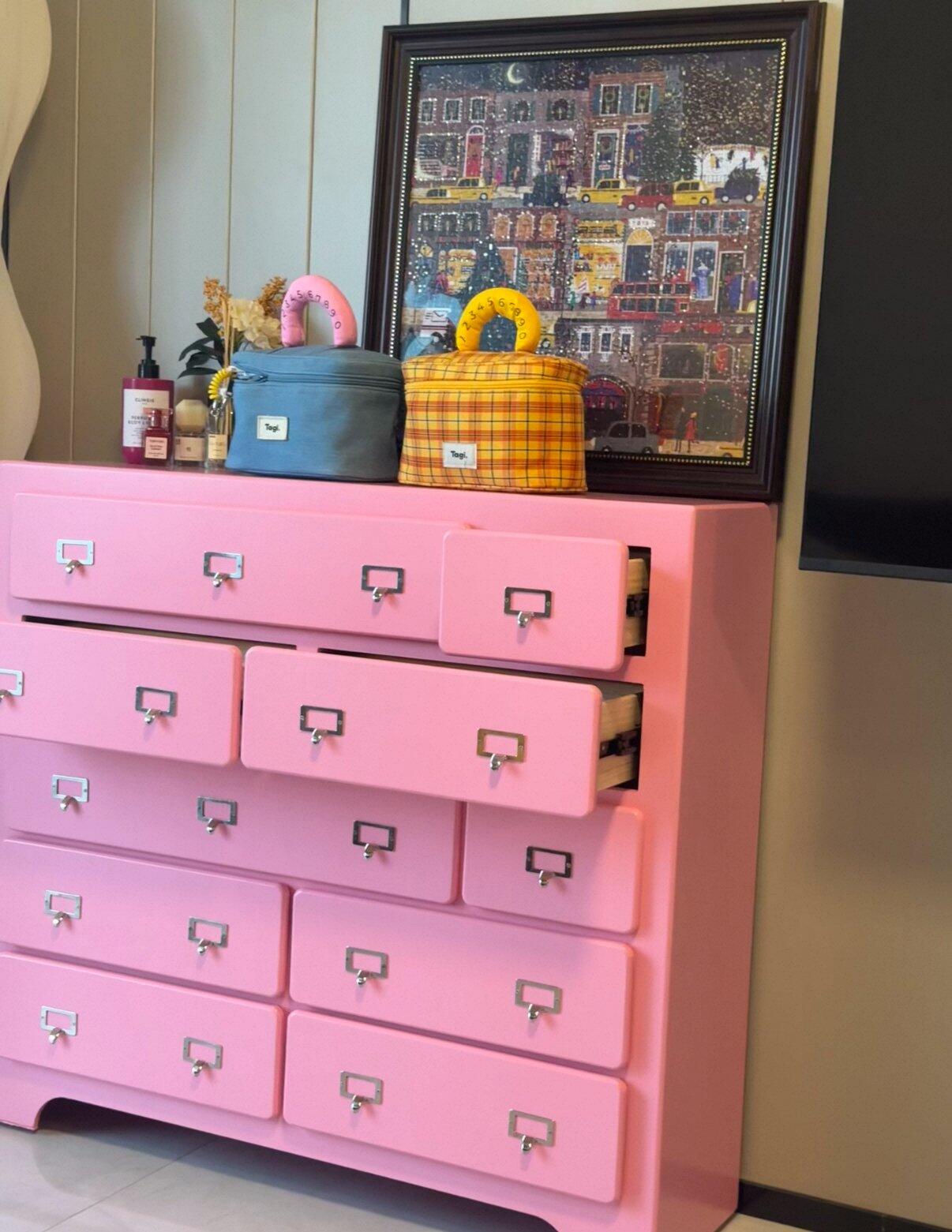Pink 10-Drawer Dresser, customer photo