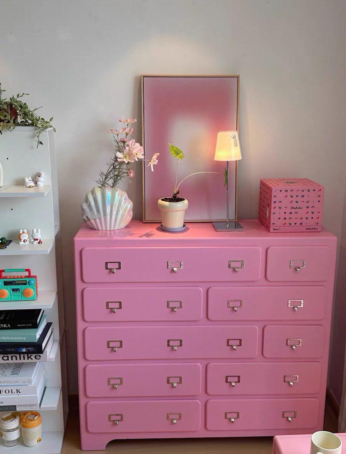 Pink 10-Drawer Dresser, customer photo