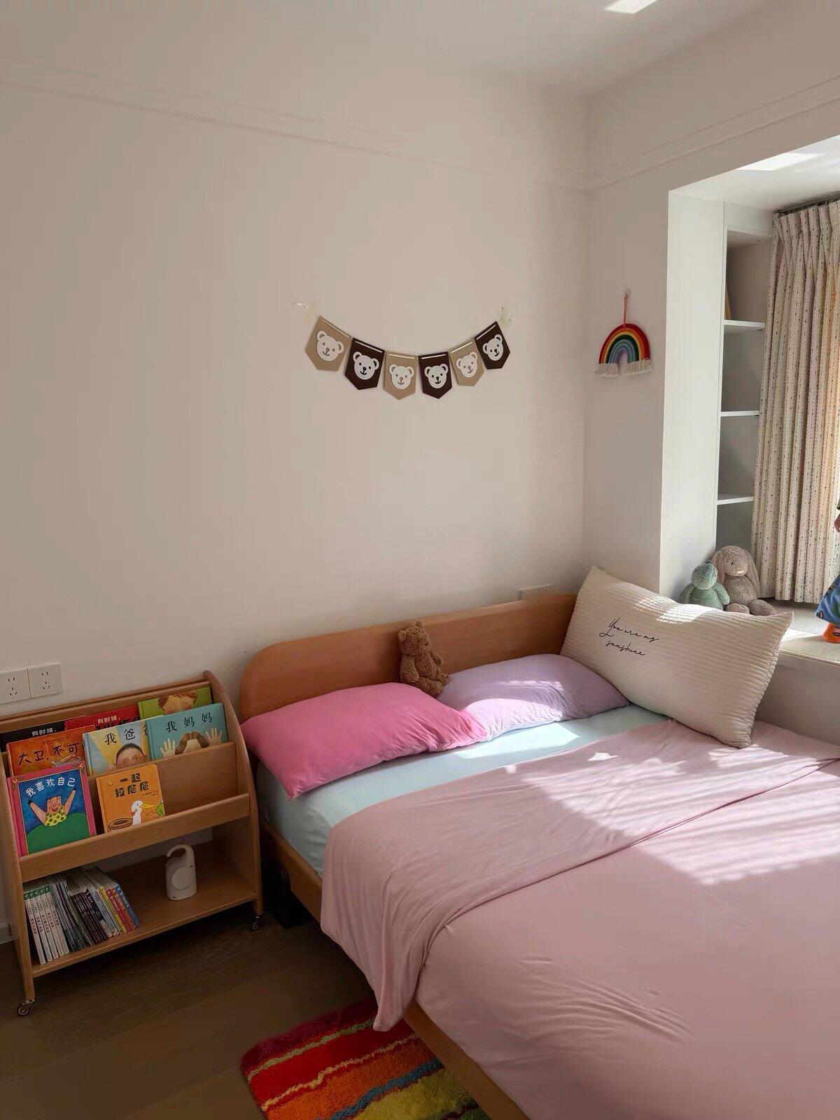 Pastel Pink Cotton Duvet Cover Set, customer photo