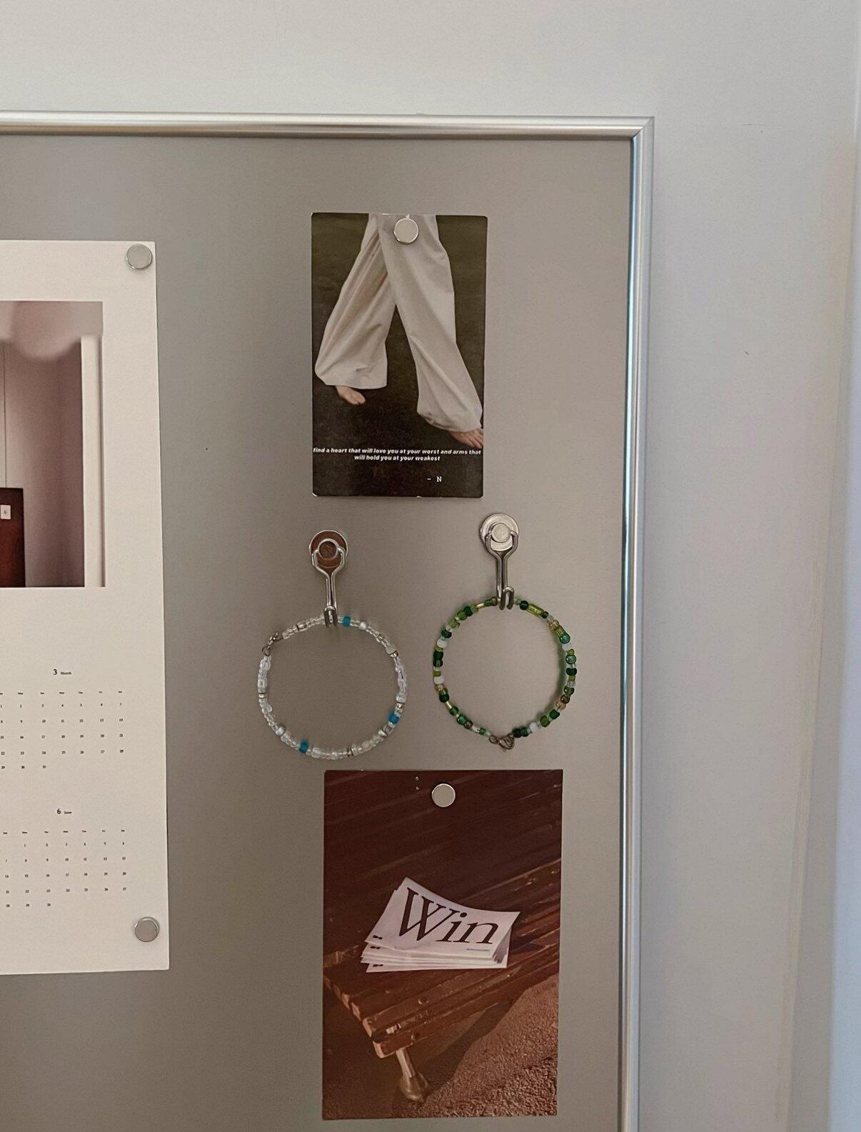 Framed Magnetic Memo Board, customer photo