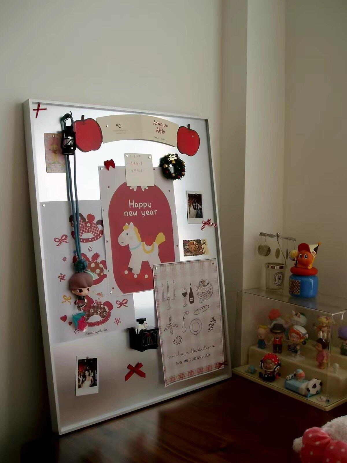 Framed Magnetic Memo Board, customer photo
