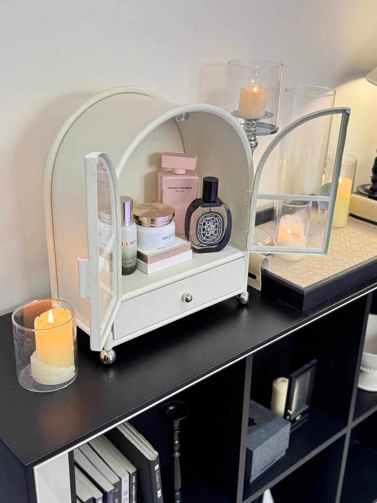 Arched Perfume Cabinet, customer photo