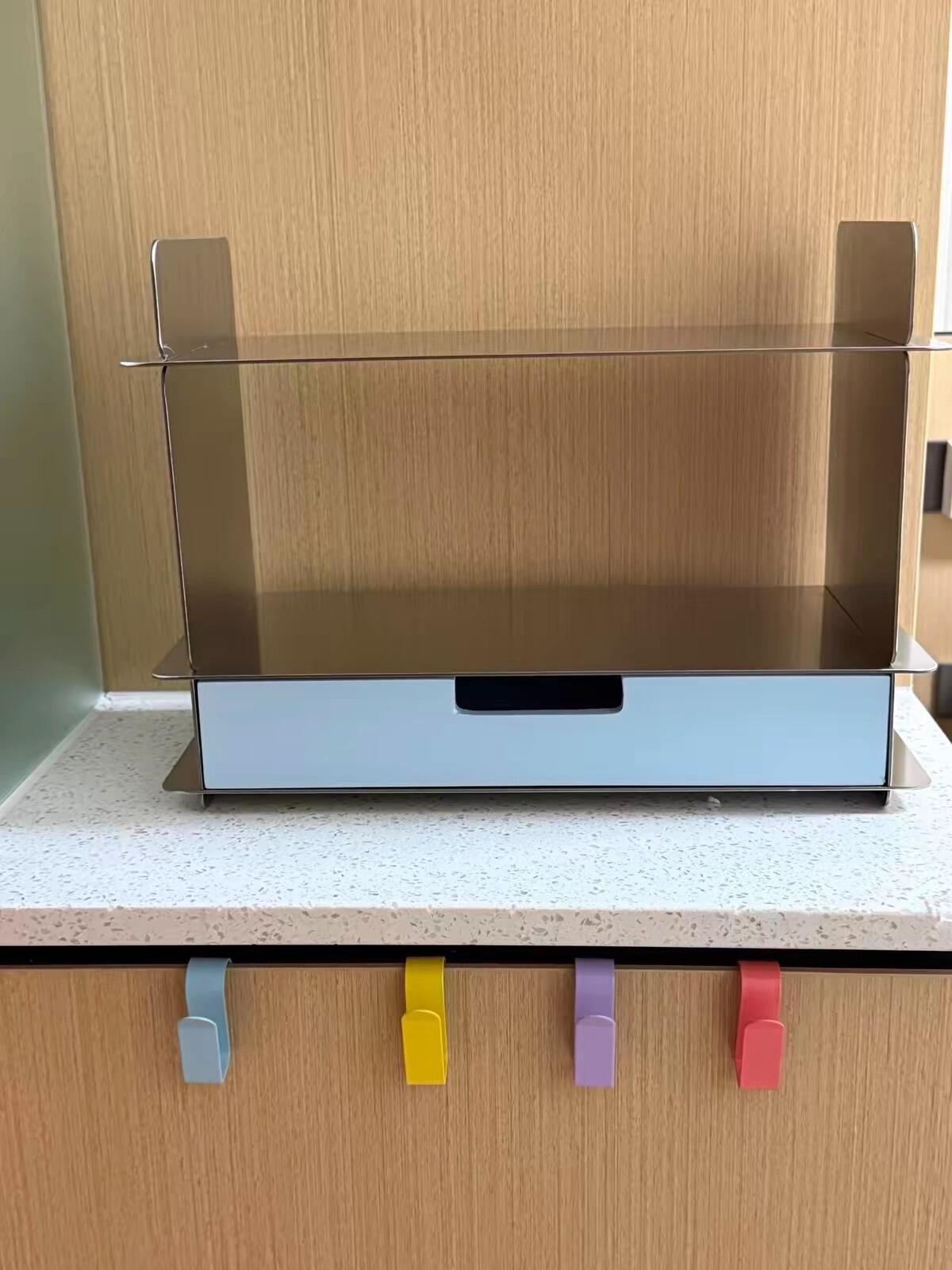 Bauhaus Pastel Desk Shelf, customer photo