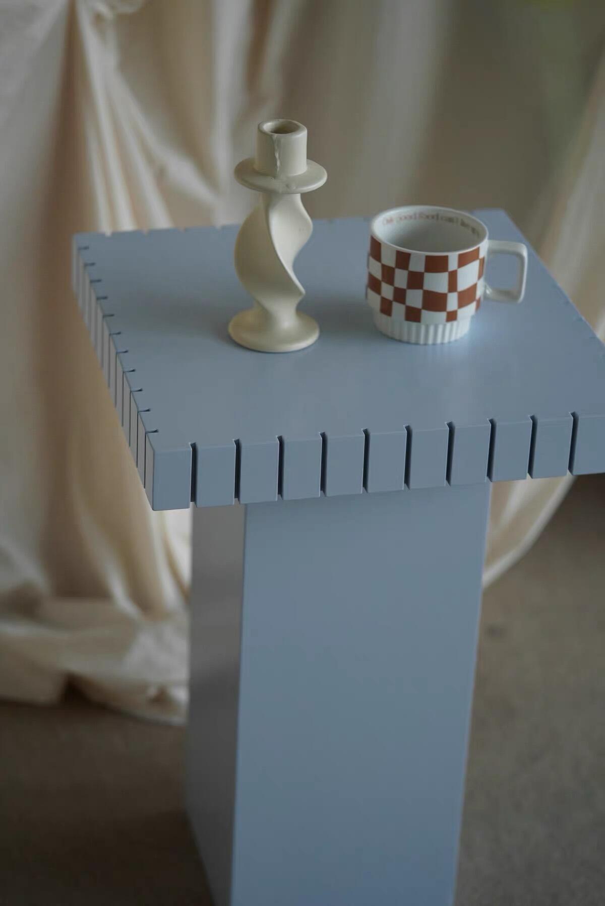 Small Pastel Side Table, customer photo