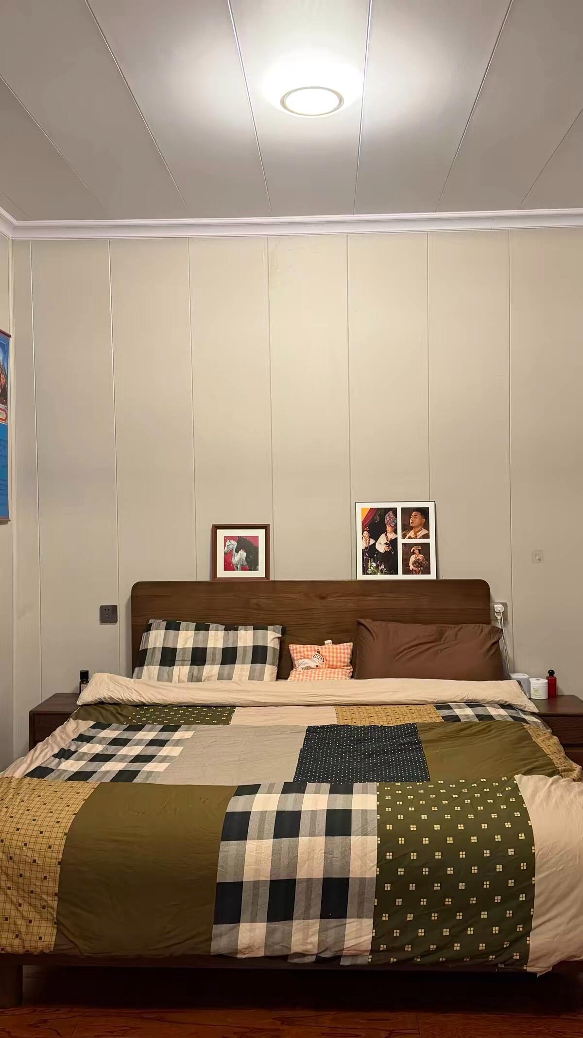 Preppy Brown Gingham Duvet Cover Set, customer photo