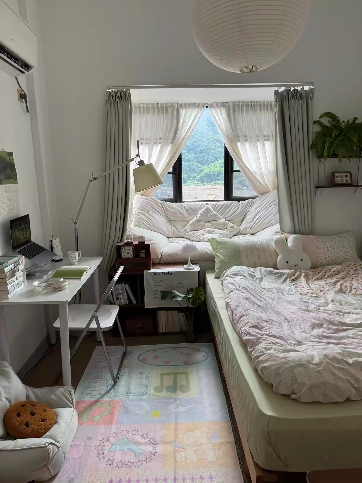 Spring Green Floral Duvet Cover Set, customer photo