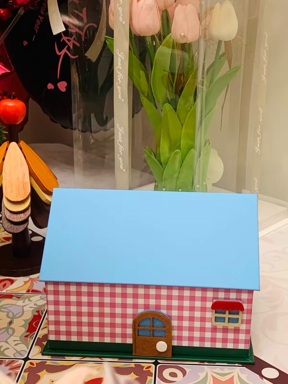 House Shaped Tissue Box Cover, customer photo