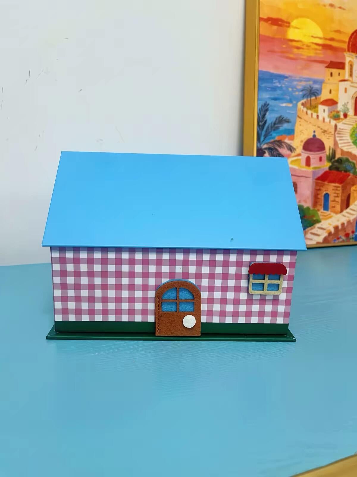 House Shaped Tissue Box Cover, customer photo