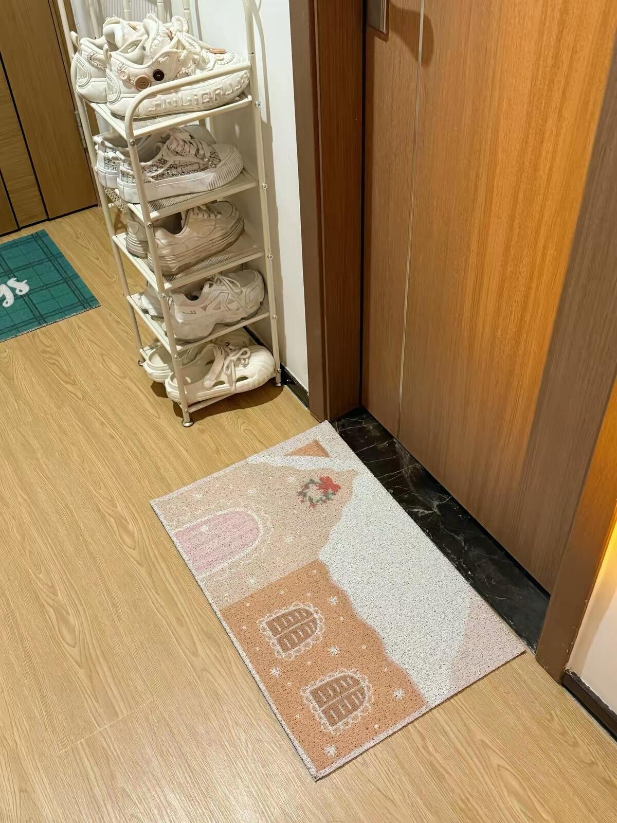 Christmas Gingerbread House Doormat, customer photo