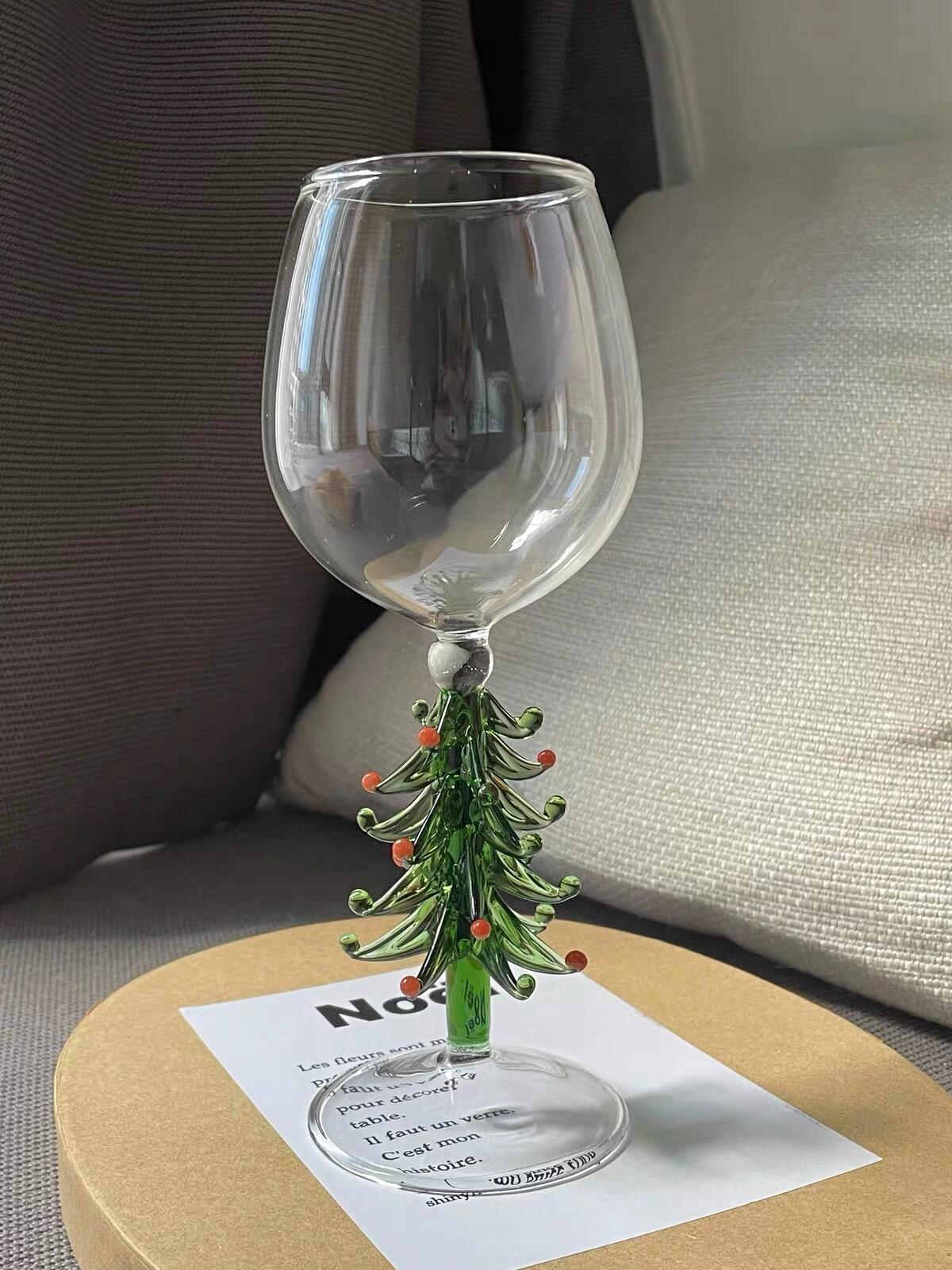 Christmas Tree Wine Glasses, customer photo