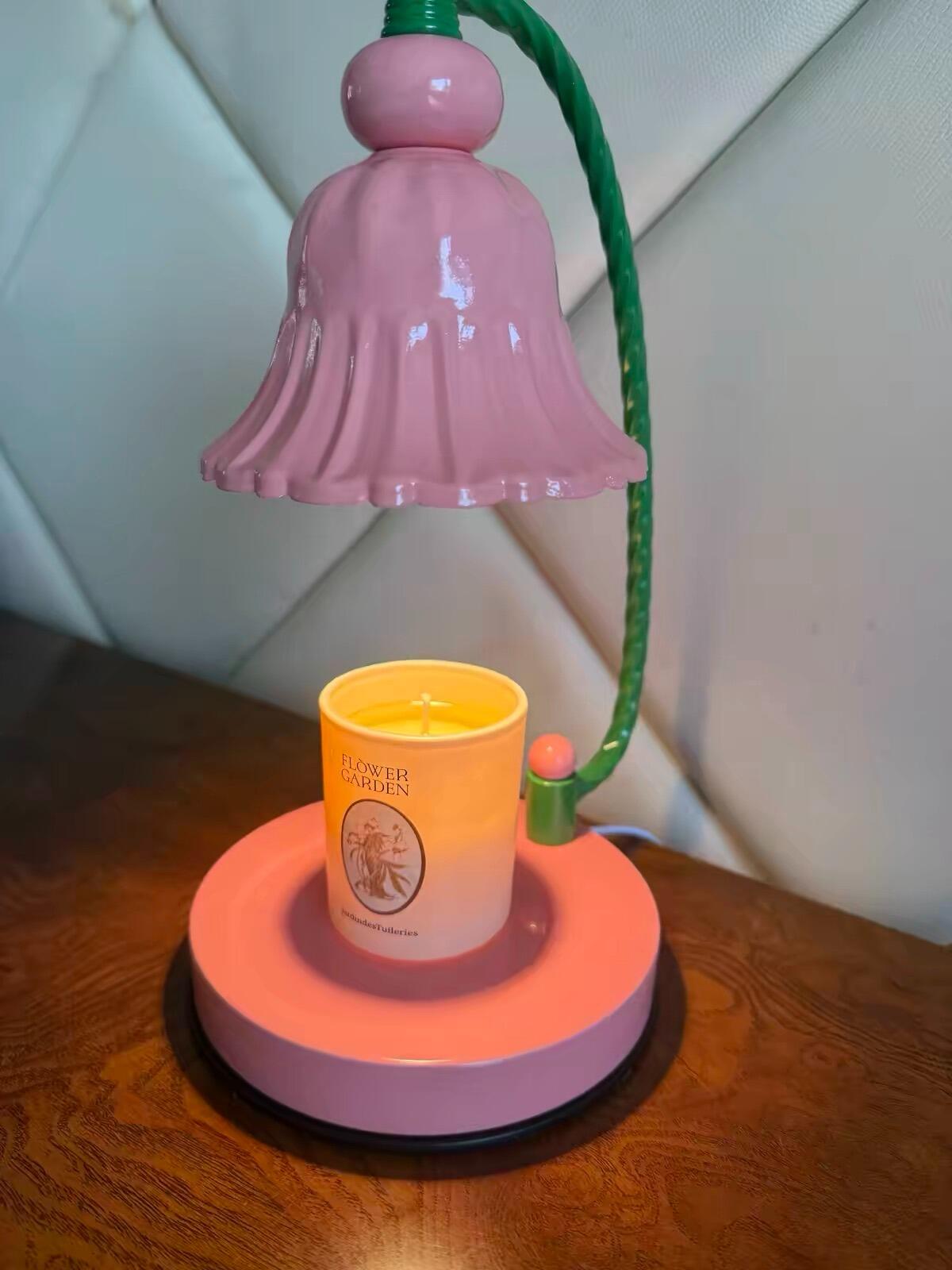 Pink Flower Candle Warmer Lamp, customer photo