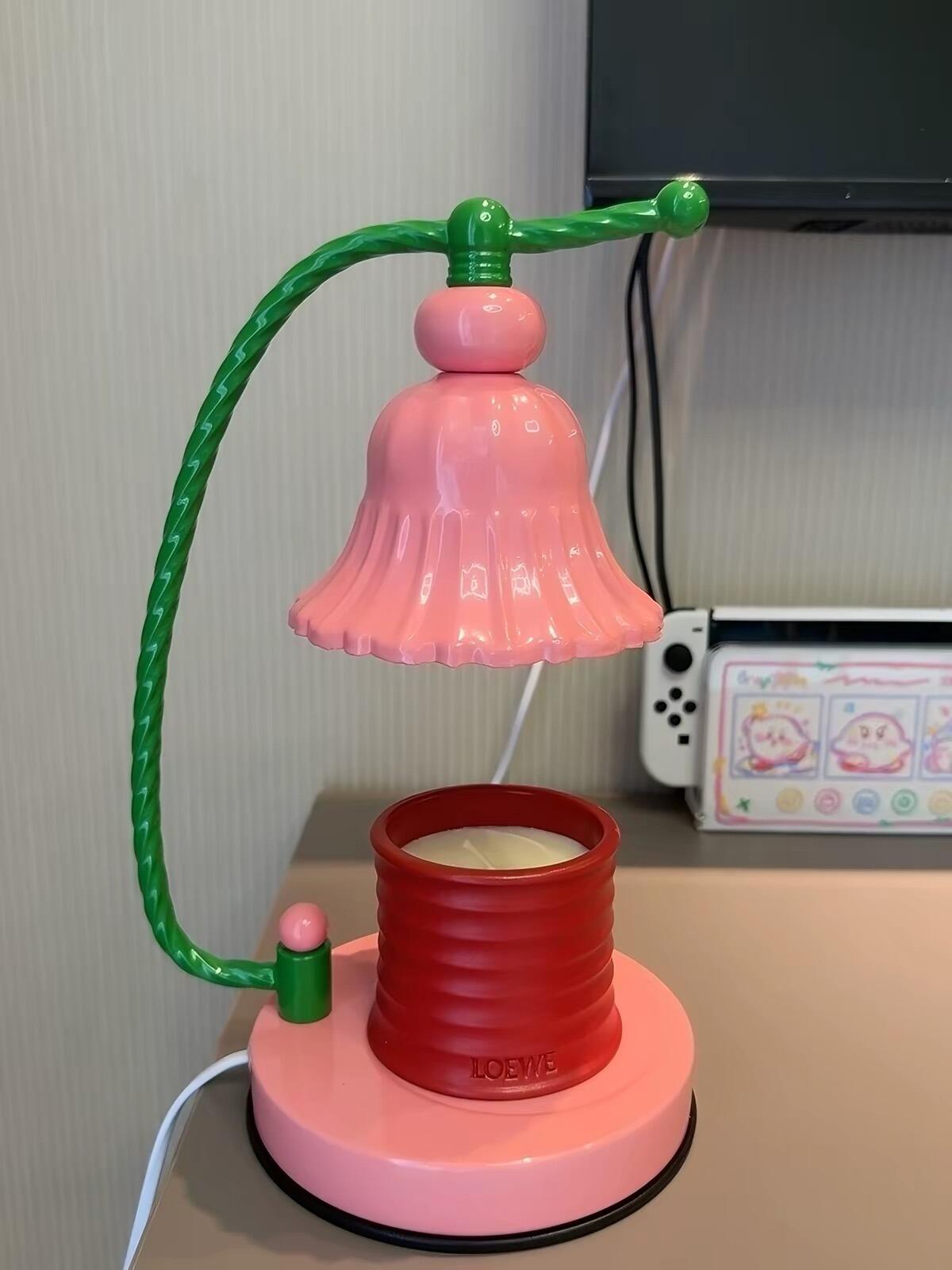 Pink Flower Candle Warmer Lamp, customer photo