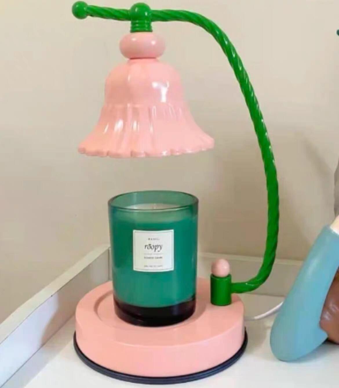 Pink Flower Candle Warmer Lamp, customer photo