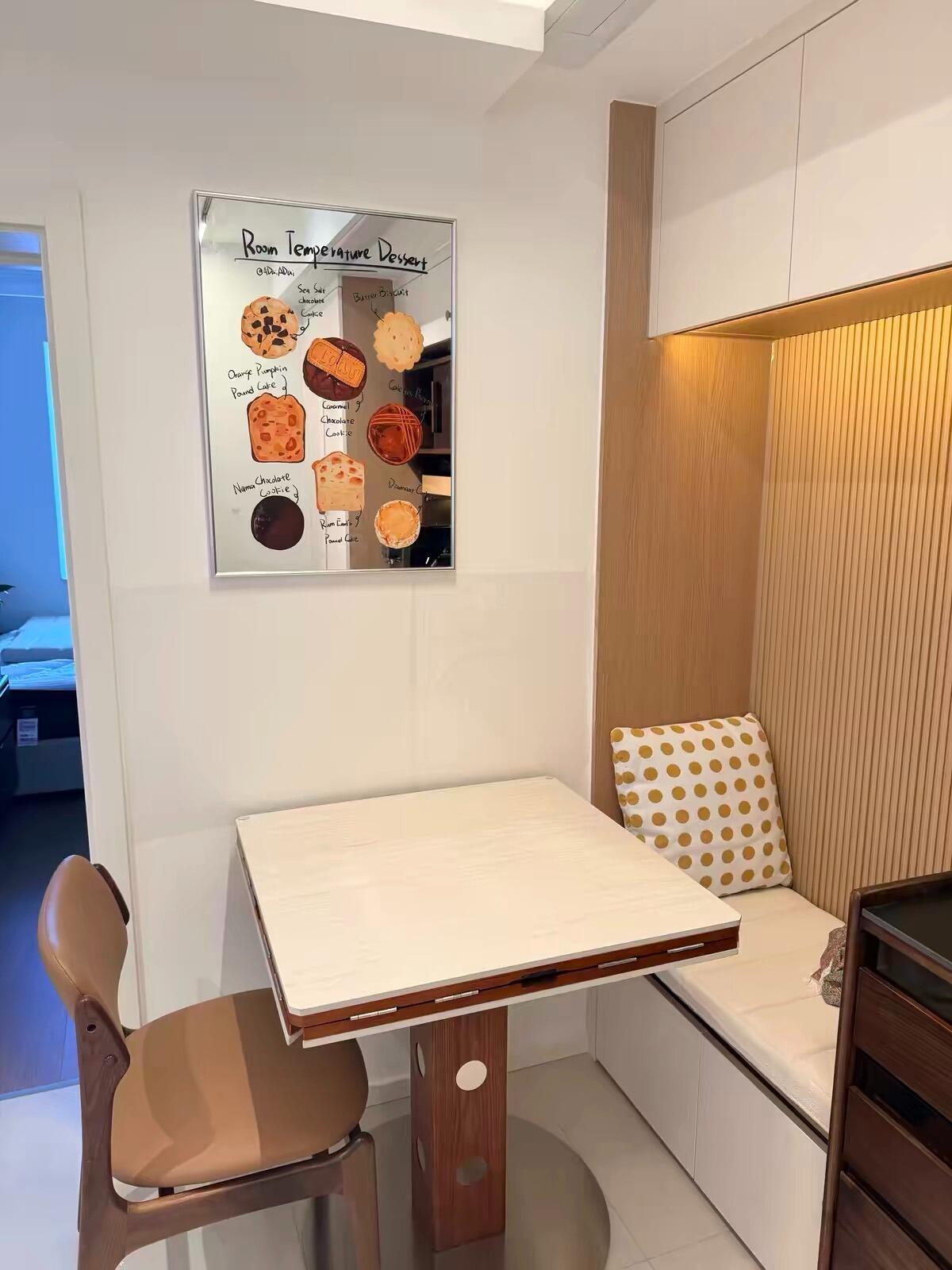 Dessert Printed Mirror Wall Art, customer photo