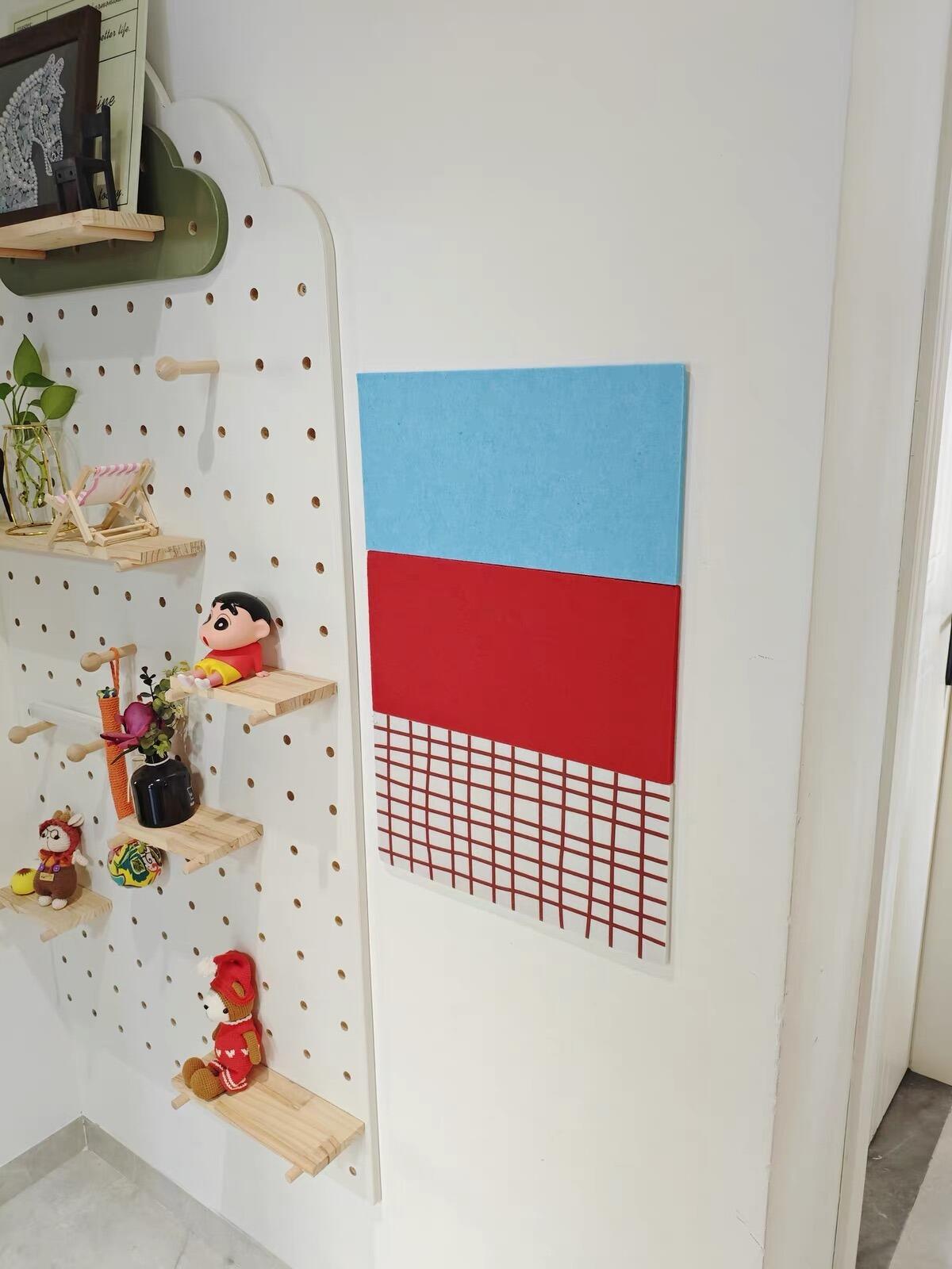 Checkered Felt Pin Board, customer photo