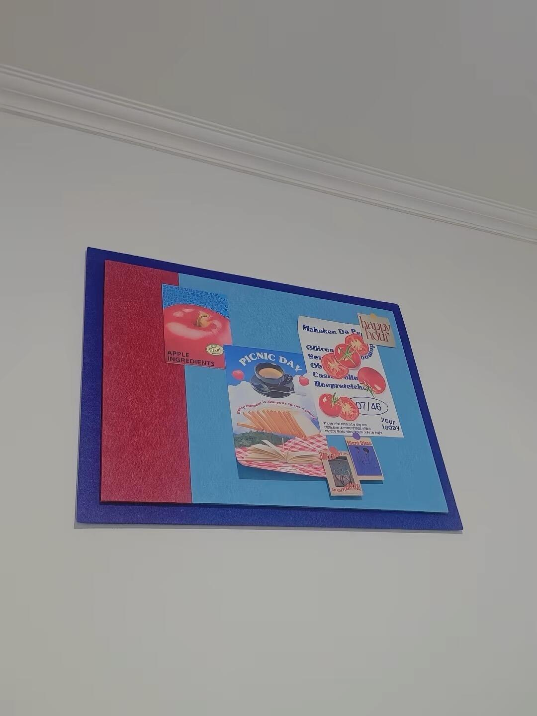 Bauhaus Color Block Pin Board, customer photo