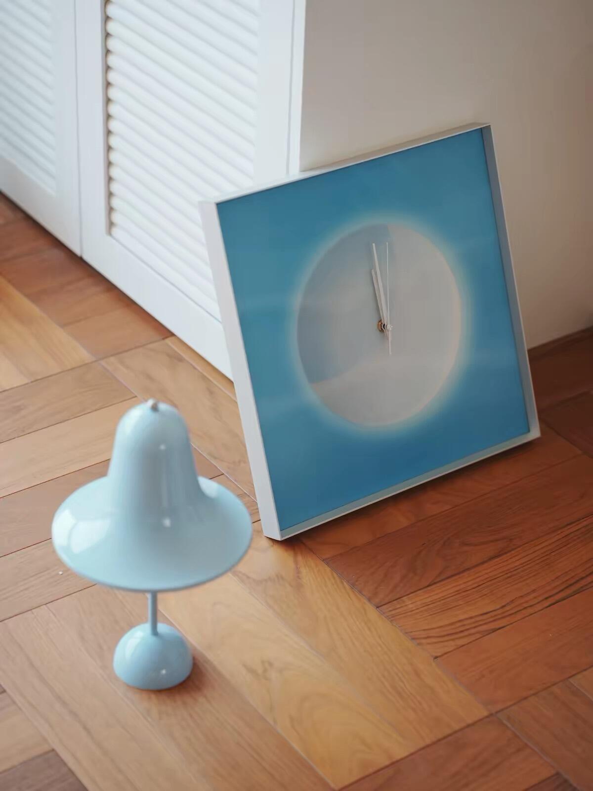 Blue Moon Wall Clock, customer photo