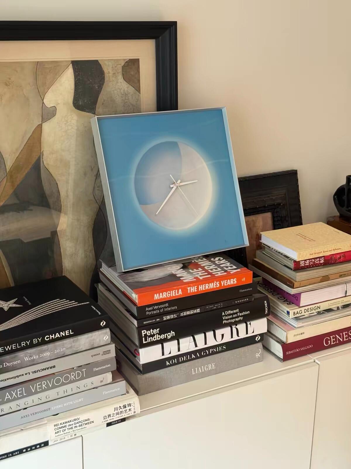 Blue Moon Wall Clock, customer photo