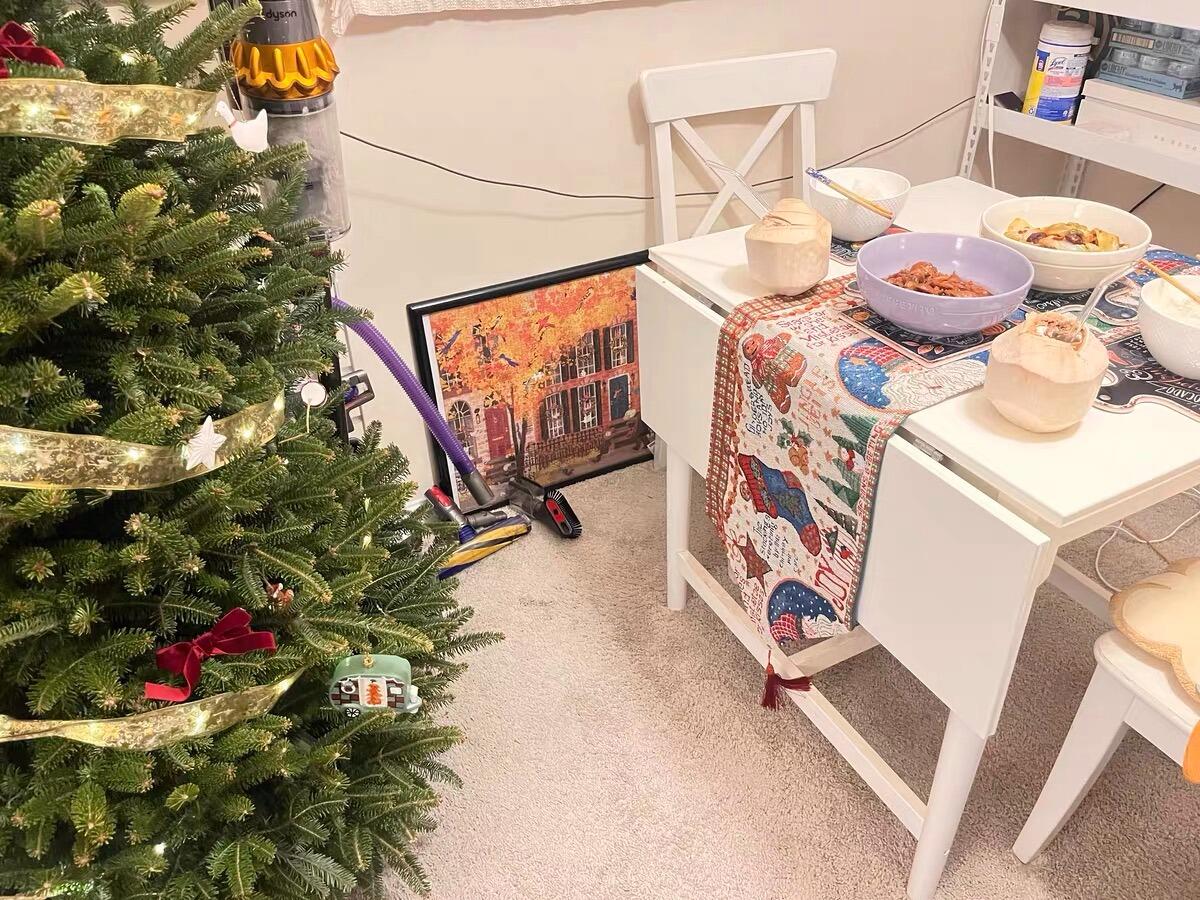 Whimsical Green Christmas Ornaments, customer photo