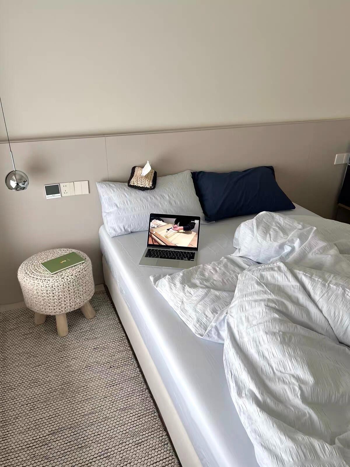 Bubble Jacquard Duvet Cover Set, customer photo