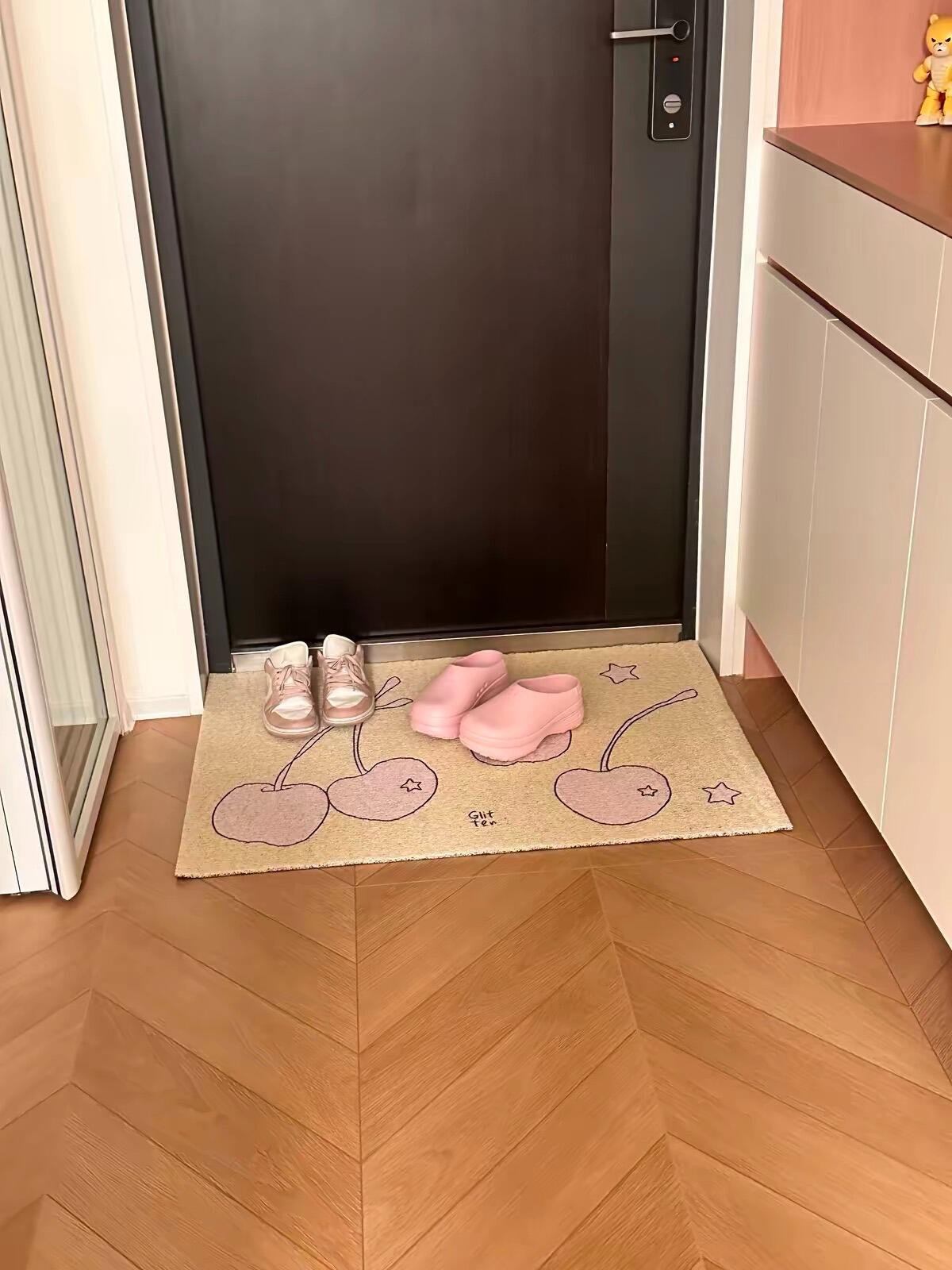 Cherry & Apple Fruit Rug, customer photo