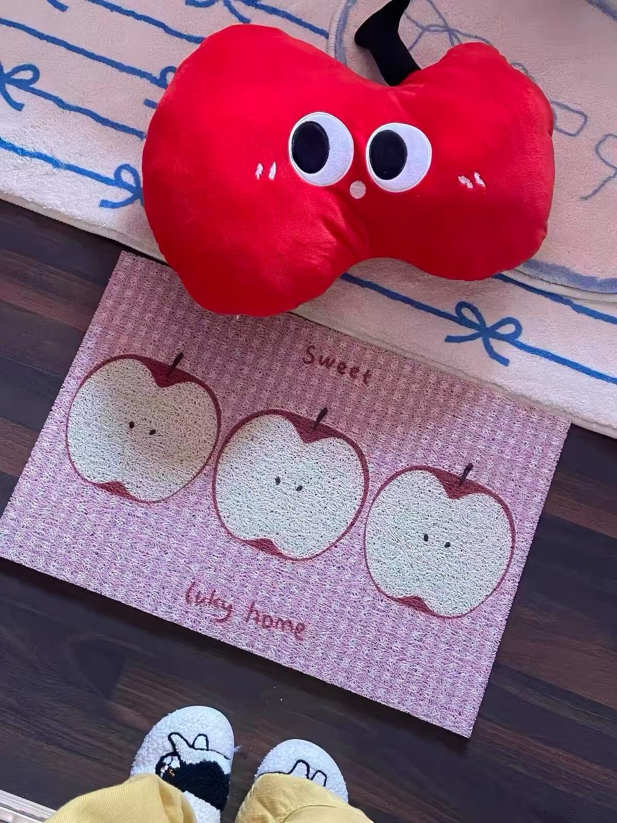 Cherry & Apple Fruit Rug, customer photo