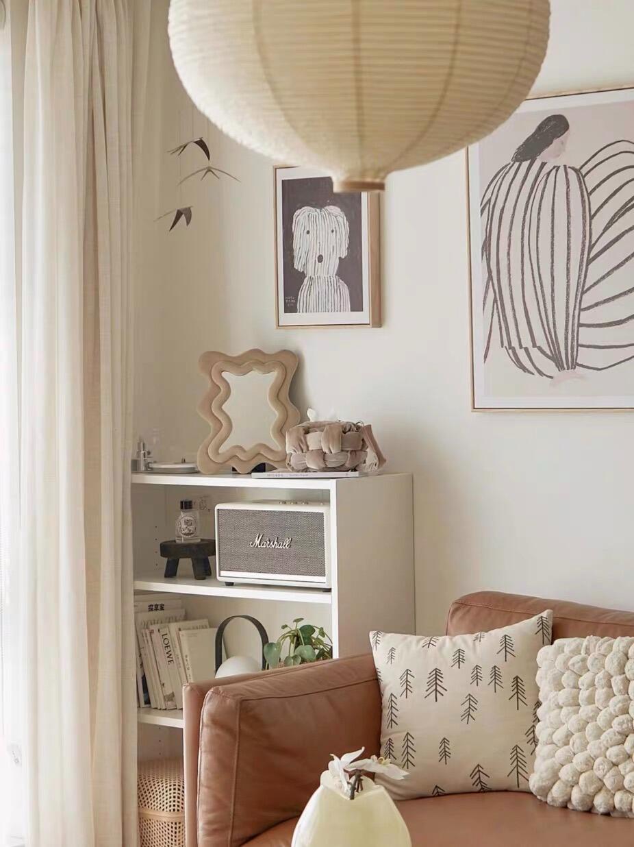 Flocked Wavy Tabletop Mirror, customer photo