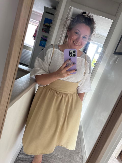 Sewing Therapy Low Bib Pinafore
