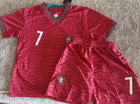 Football Jersey Portugal home Ronaldo 2026 World Cup set ( Harmony day / country jersey & shorts / football shirt / Portug al euro shirt  / Ronaldo jersey / European championship )
