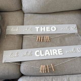 Customer photo for Personalized Look What I Made Art Display