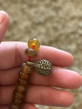 Nine-Headed Scorpion Mala Counter | Metal | Approx 3/8in x 3/4in | Tibet | Mala Bum Counter | Guru Padmasambhava