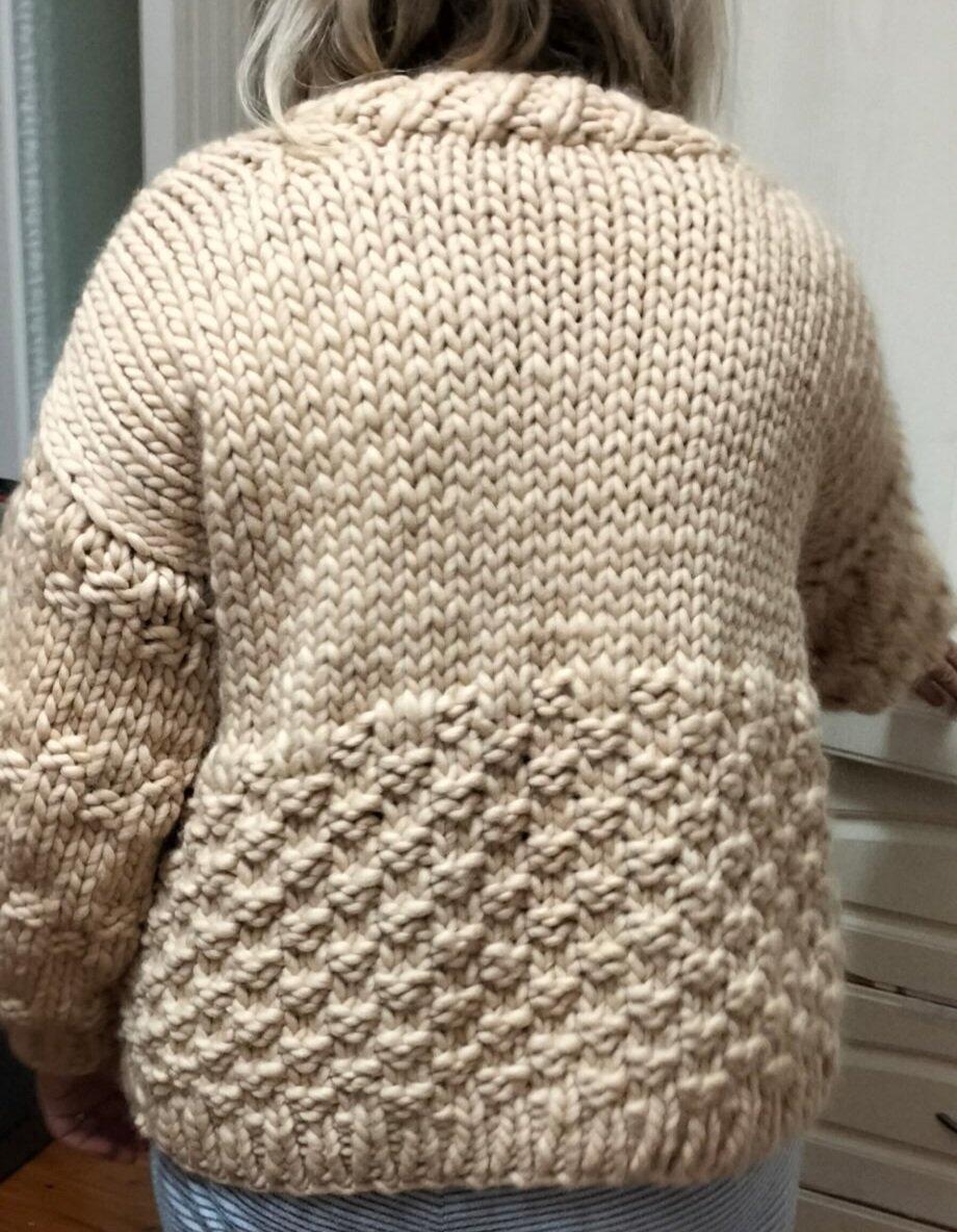 // Merino Knit Kit // Kate Moss Oversized Cardi