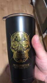 Love the coffee and the size of tumbler is perfect review photo
