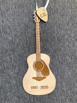 Personalized Acoustic Guitar Ornament