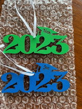 2025 Grad Ornament / 2026 Graduation Ornaments! Multiple Color Options! Perfect Graduation Gift or Christmas Gift!
