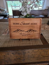 Personalized Cutting Board - Custom Housewarming Gift for New Home - Engraved Gift for Homeowner - Realtor Closing Gift for First-Time Buyer